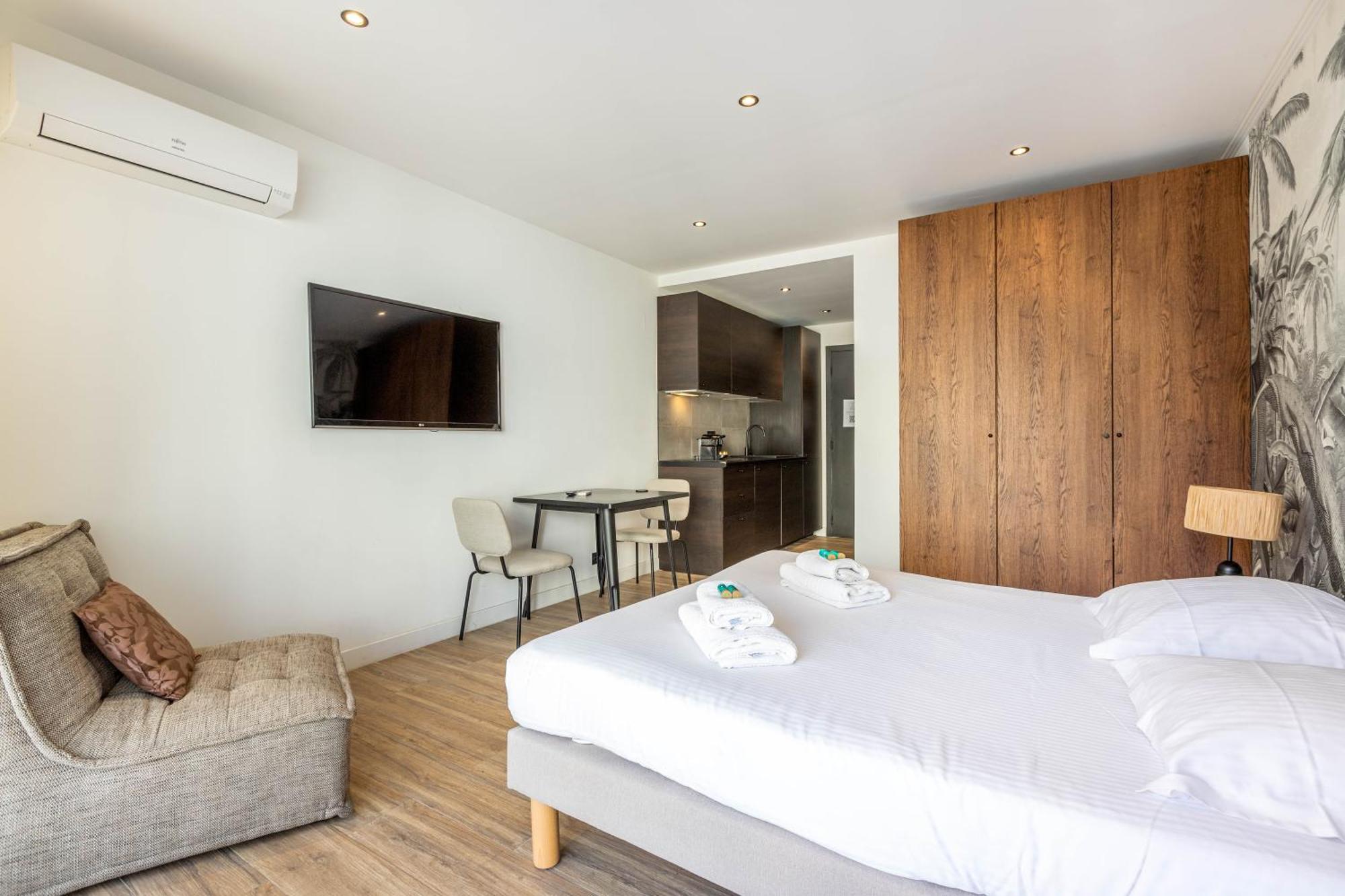 Agence Des Residences - Appartements Prives Du 45 Croisette - Superieur カンヌ 部屋 写真